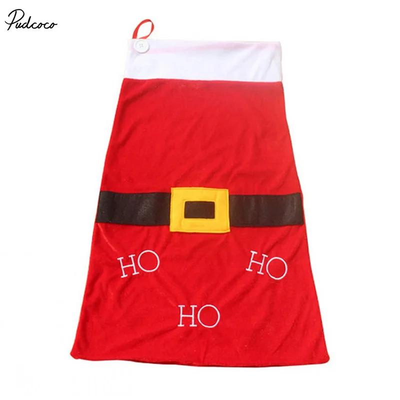

Hot Xmas Stocking Santa Christmas Gift Storage Big Bag Sacks Organizer Pouch Red