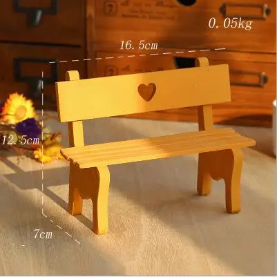 Exquisite mini chair with ornaments of wooden handicrafts Exquisite mini chair with ornaments of wooden handicrafts