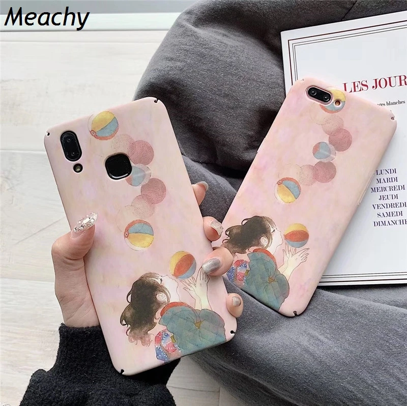 Чехол для телефона Meachy Girl Ball Funda Huawei P30 P20 Pro Lite Mate 20 P10 Plus Honor 10 9 8X Жесткий |
