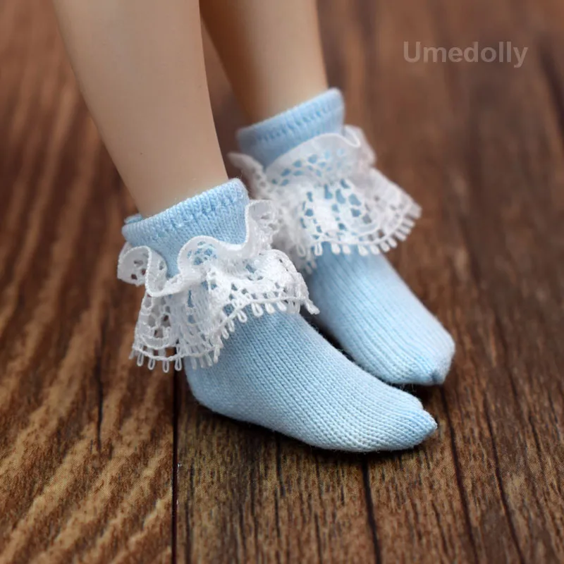 Новое поступление 2018 милые 1/6 короткие носки для кукол Blyth Licca Azone Momoko Barbies