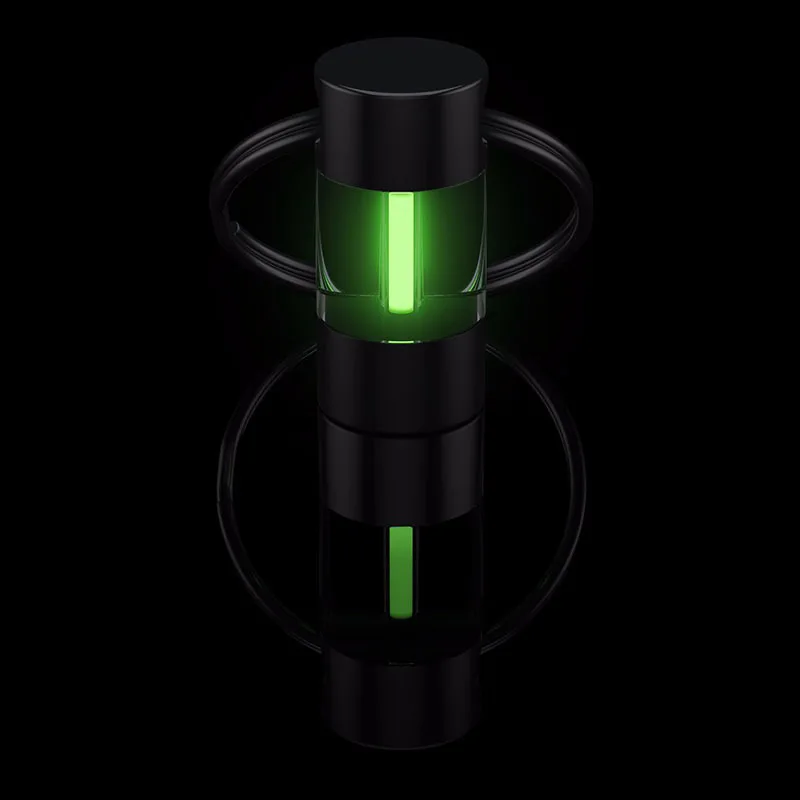 

Tritium Gas Lamp keychain Tool Automatic Light Key Ring Life Saving Emergency Lights For Outdoor Safety and Survival Tools