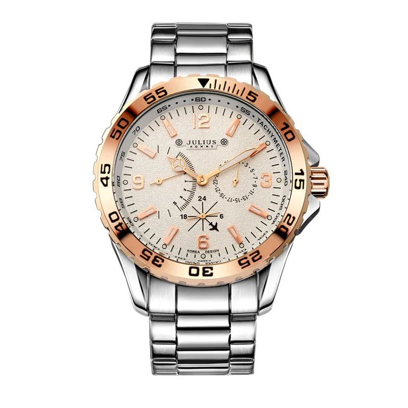 

Real Functions Men's Watch Japan Mov't Hours Business Homme Clock Stainless Steel Boy Birthday Christmas Day Gift Julius