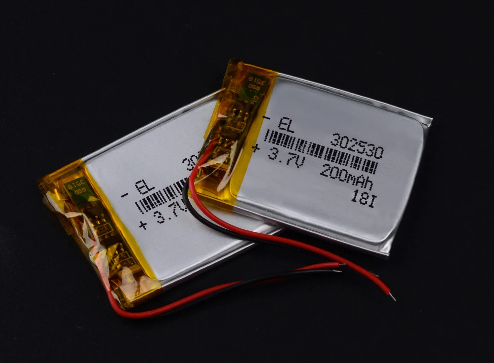 302530 3,7 V 200mah литий-полимерный аккумулятор для mp3 брелок игрока red scorpio premium st будильник навигатор