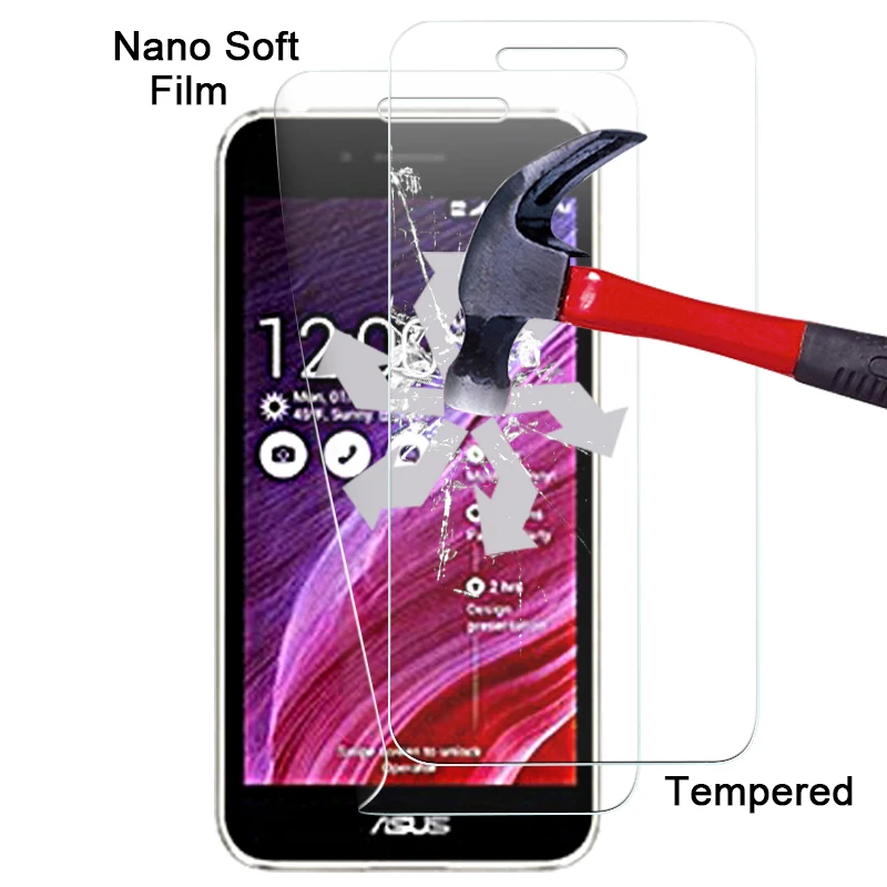 

For Asus PadFone X / PadFone S PF500KL Anti-shatter screen protector films Premium Explosion-proof Nano soft film
