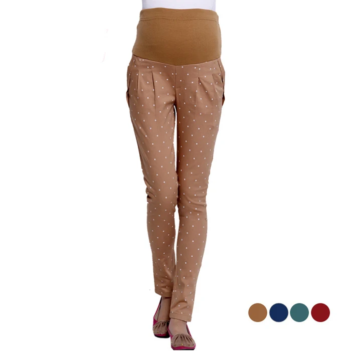 

High quality autumn long trousers design for pregnant women maternity wear