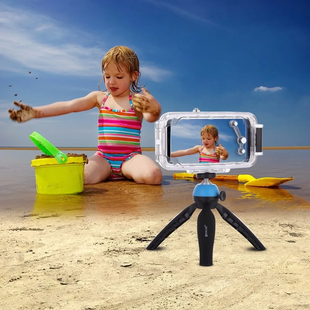 PULUZ для samsung Galaxy S9/S9+ чехол для дайвинга 40 м/130 футов Водонепроницаемый чехол для фото и видео подводного плавания чехол для подводного плавания