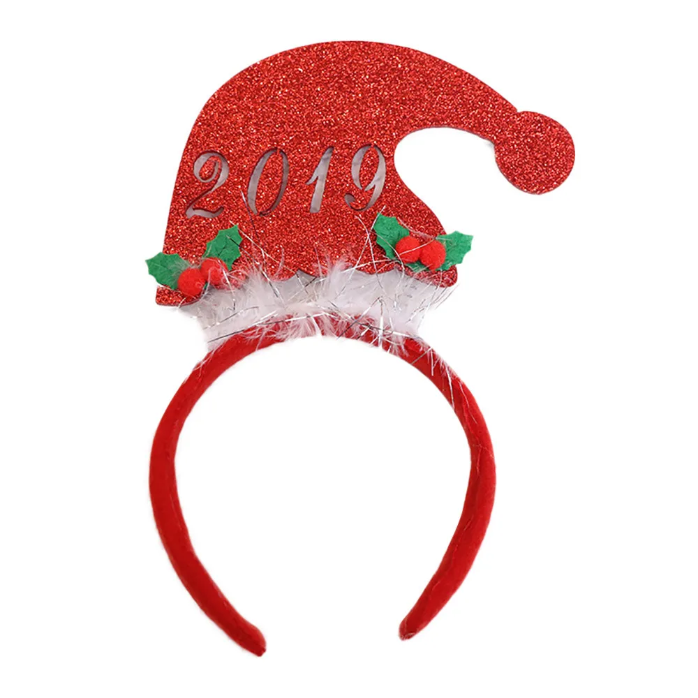 Вечерние головные уборы повязка на голову Рождество стрейч-головной убор лента для волос декоративная