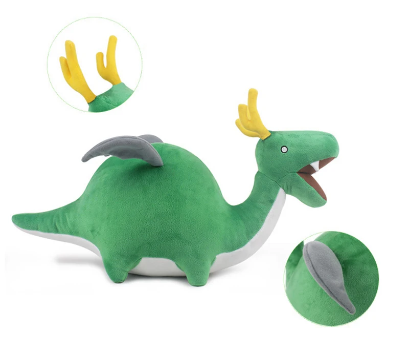35cm Anime Miss Kobayashi's Dragon Maid Dinosaur Plush Toys Soft Kobayashi-san Chi no Maid Dragon Kanna Kamui Stuffed Dolls Gift (4)