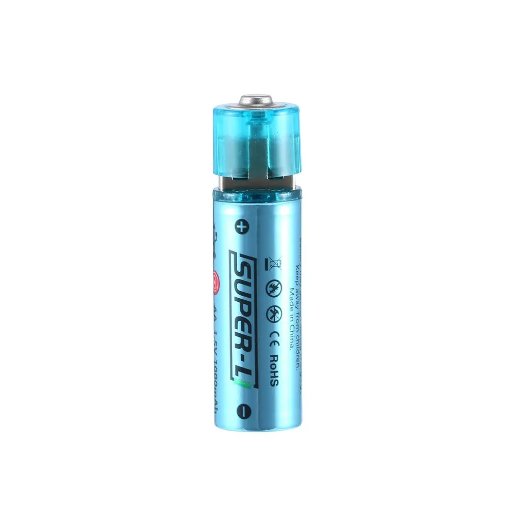 AA Ni MH аккумуляторная батарея USB зарядка игрушка батарея фонарик инструмент батарея