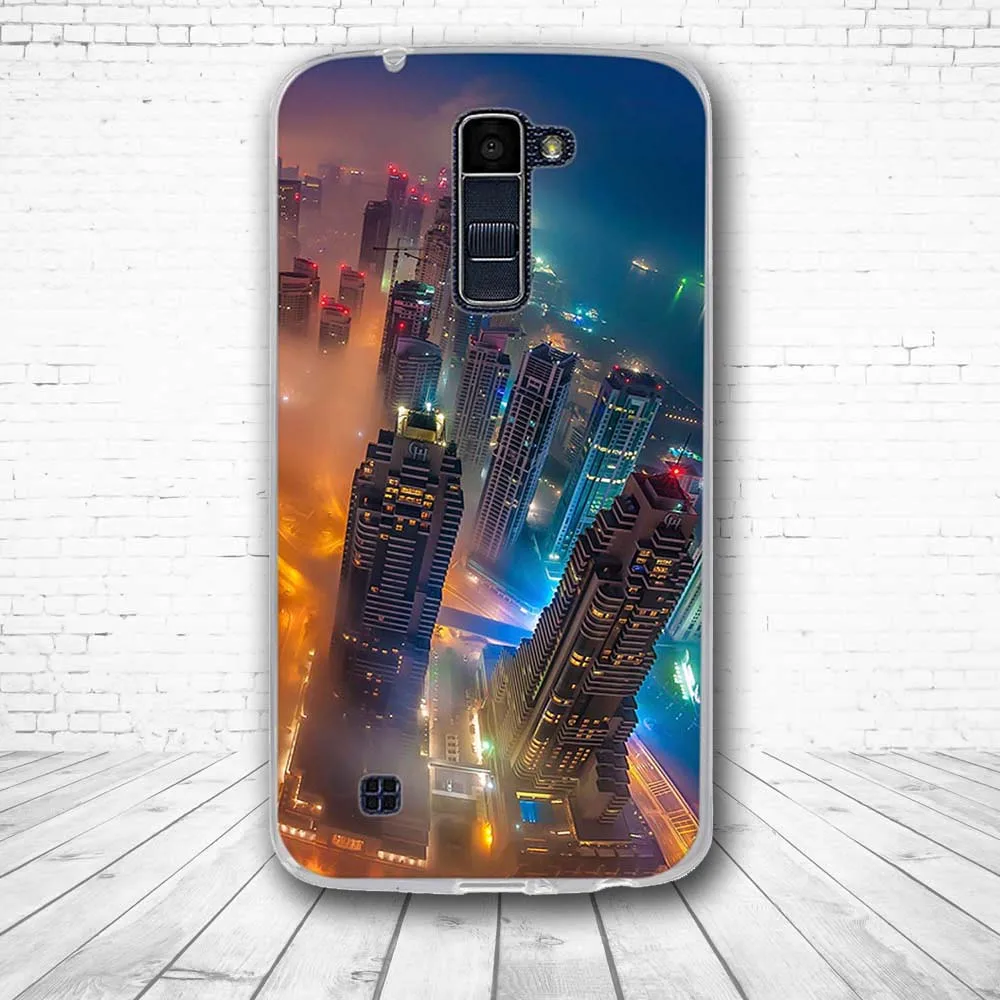 Для задней крышки LG K10 силиконовый чехол ТПУ Coque Fundas роскошный 3D милый для Lte K420N