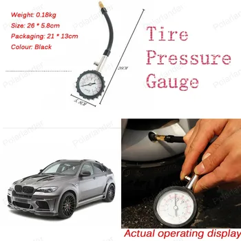 

Hot Sell Auto Tire Gauge Car Pressure Gauge Car Pressure Detector