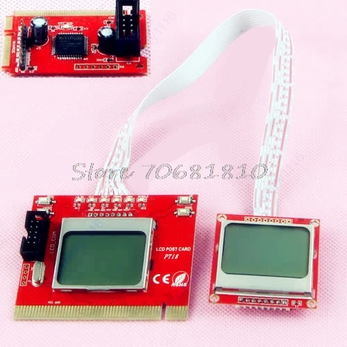 מיני מחשב Dual LCD PCI-E PCI LPC אבחון Analyzer הודעה מבחן Debug כרטיסים-R179 זרוק משלוח