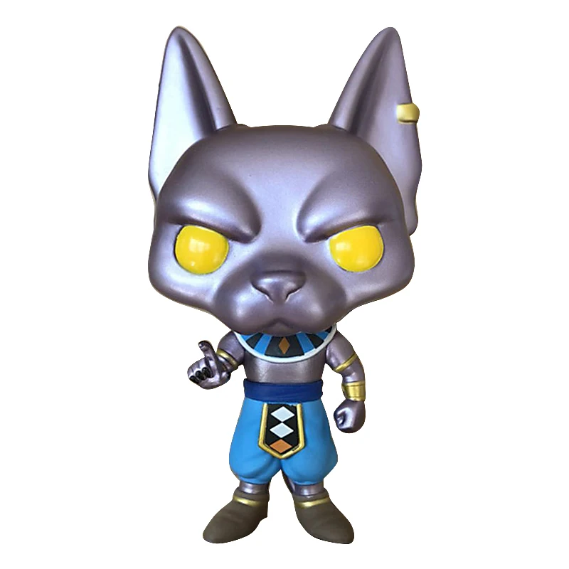 

Dragon Ball Super Electroplate Gods of Destruction Beerus 10CM PVC Action Figure Model Collection Edition Toy Gift