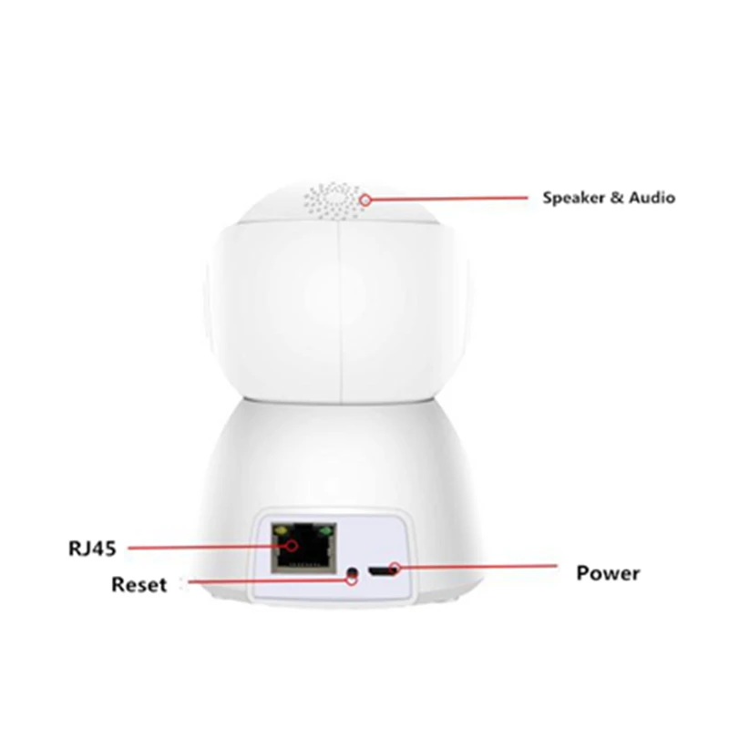 H.265 Wireless IP Pan Tilt Indoor Camera Full HD 2MP Wifi Two Way Audio Motion Detection Alarm V380 IP Camera Baby Monitor 1