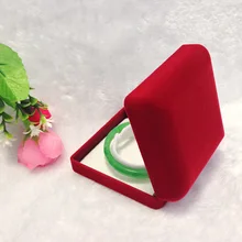 Treachi 24 шт/партия красные бархатные украшения футляр для браслета подарочная коробка для хранения браслетов цепь шоу случае отправка ems