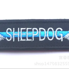 Овчарки вышитые с застежкой на крючок США армейская нашивка с надписью тактическая, боевая, милитари для пальто жилет на заказ