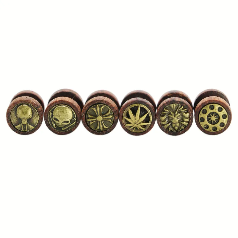 1 пара мужские серьги гвоздики из натуральной древесины|stud earrings|ear stud earringsmen earrings |