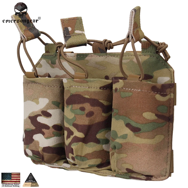 Emerson Precision Tactical Pouch Molle Triple Magazine Hunting Military