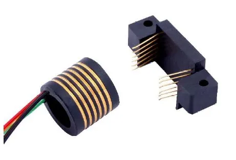 

Separated conductive slip ring 6 core 1A aperture 9MM split slip ring