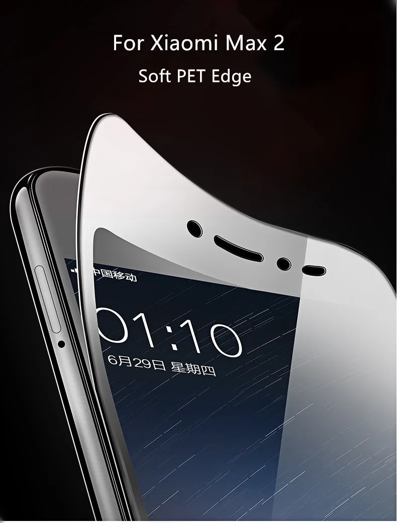 VRURC xiaomi mi max 2 3D screen protector tempered glass (11)