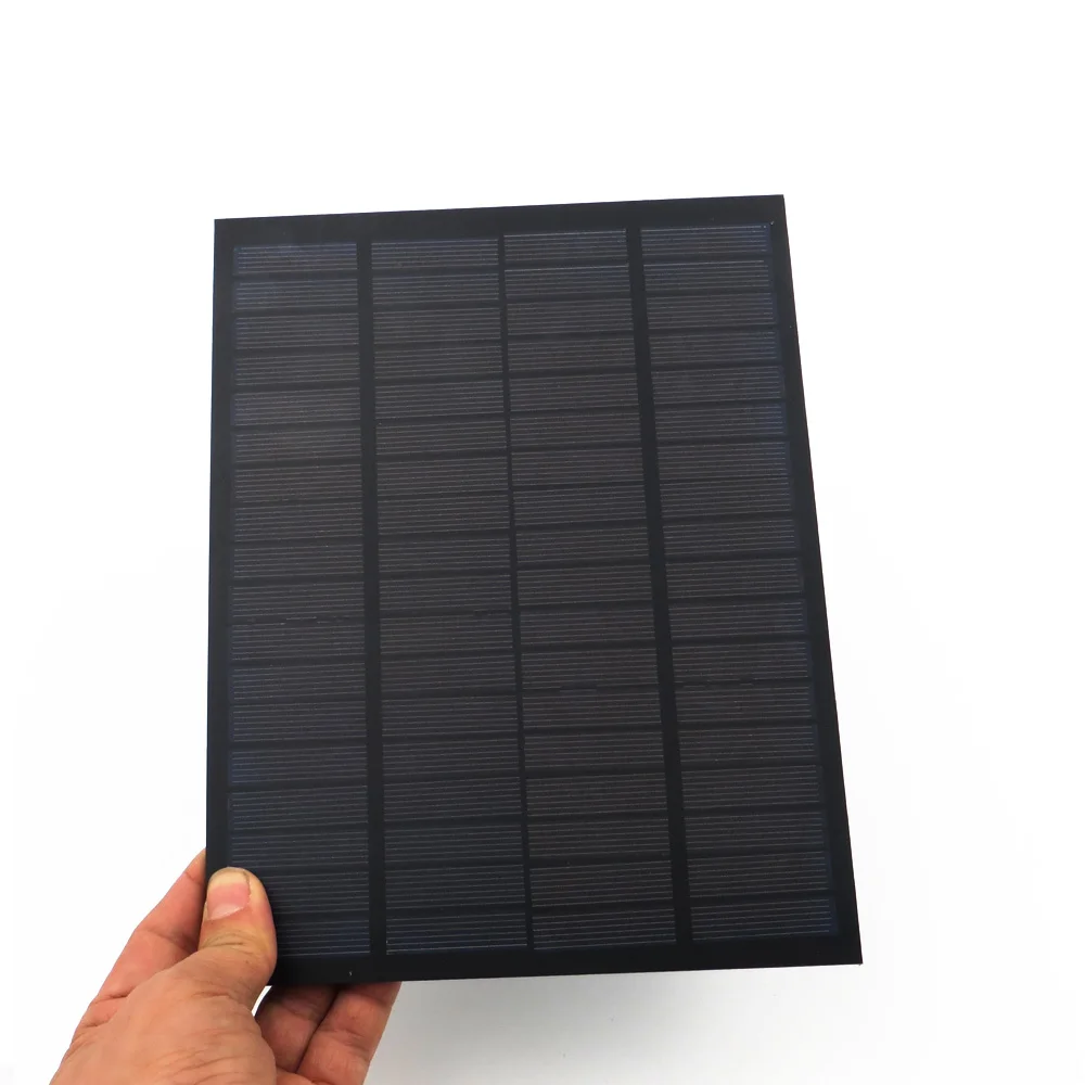 

18V 278mA 5Watt 5W Solar Panel Standard PET Monocrystalline Silicon charge for 12V Battery Charge Module Mini Solar Cell