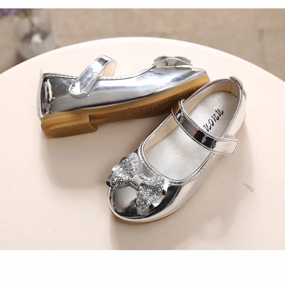 Модная детская танцевальная обувь для девочек; качественная обувь; детская обувь принцессы с бантом; Zapatos De Baile De Las Ninas
