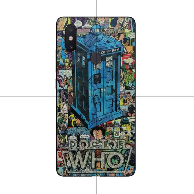 MaiYaCa Doctor Who ретро синие мягкие черные чехлы для Xiaomi Mi8 mi6 max2 max3 4X Redmi 5 Note