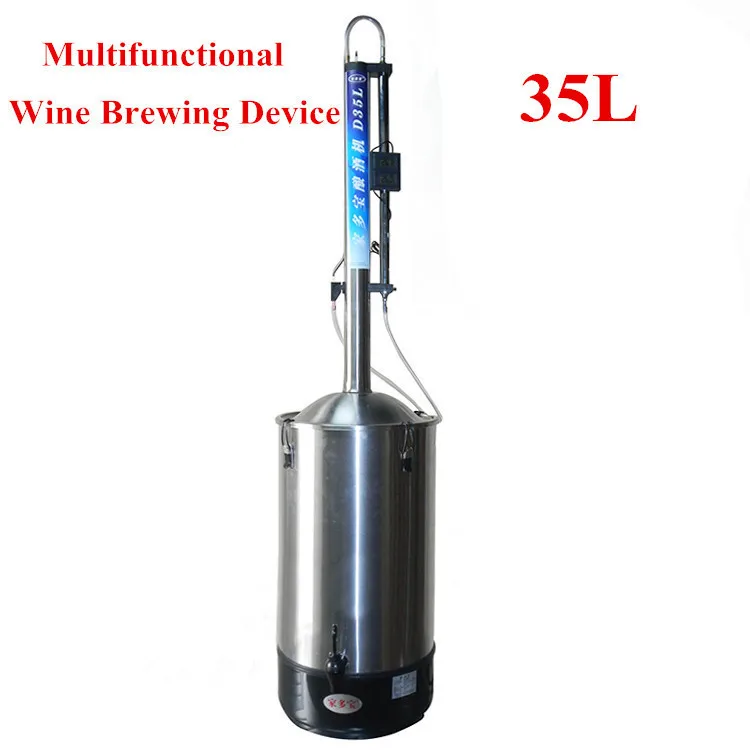 

35L Home Multifunctional Distilling Column With Tank Bar ALCOHOL Moonshine Vodka Whisky Brandy Distiller Water Juice Etc