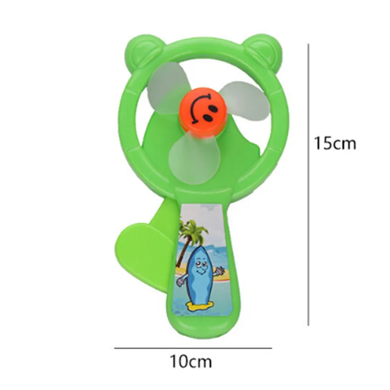 Шт. 1 шт. портативный вентилятор Ручной пресс-вентилятор Лето Забавный легко переносится мини-вентилятор без аккумулятора для охлаждения