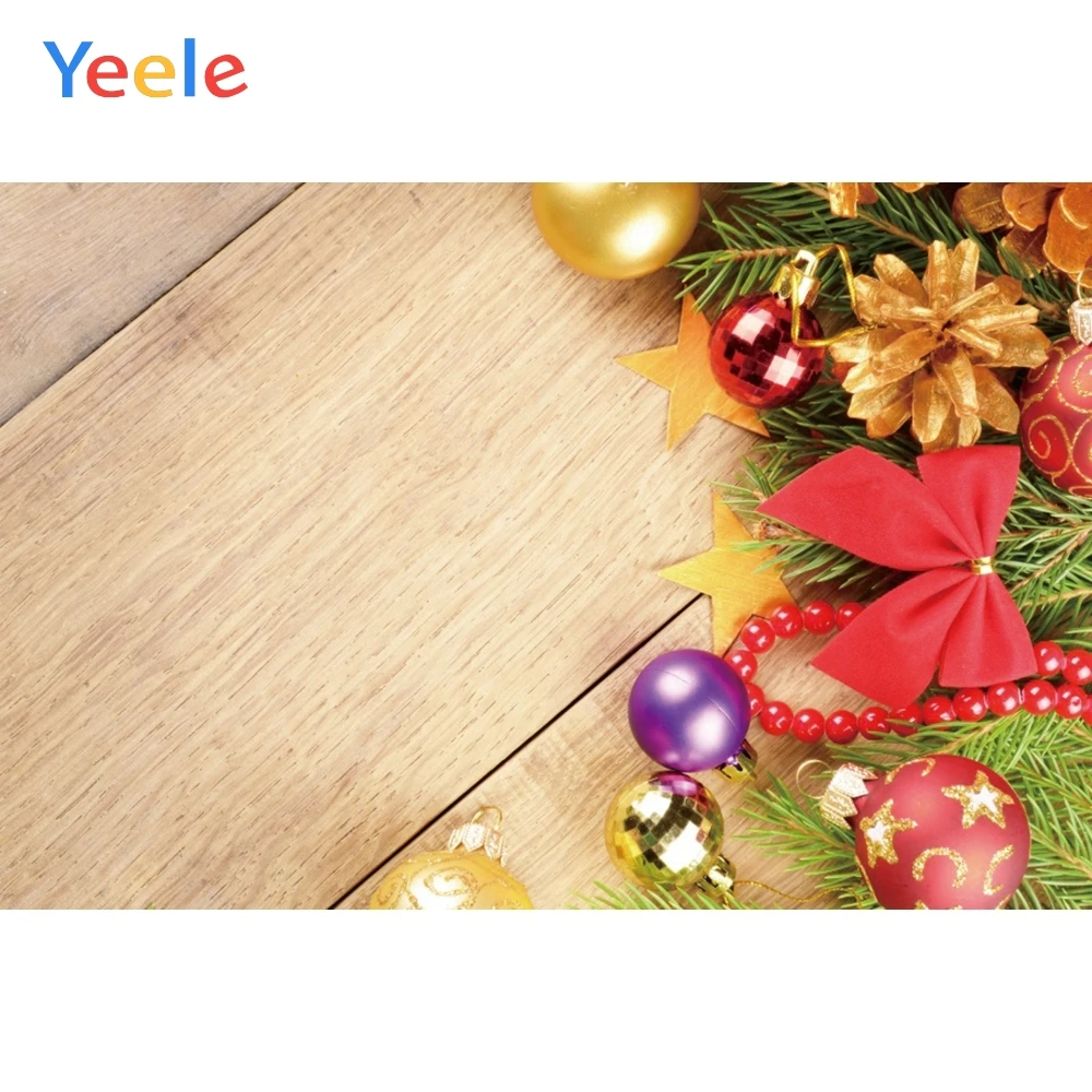 

Yeele Merry Christmas Tree Decoration Light Winter Photography Backgrounds Customized Photographic Backdrops for Photo Studio