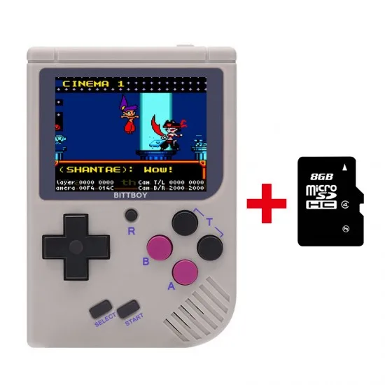 

Video Game Console New BittBoy Portable Retro Game Handheld Game console Player Progress Save/Load MicroSD card External