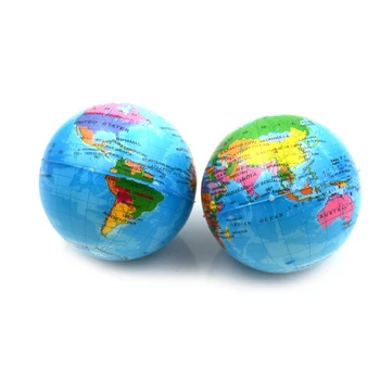 

Squish Antistress Toy Squishies Slow Rising World Map Foam Ball Planet Earth Ball