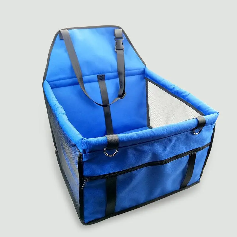 Top quality Foldable pet carrier dog bag for small dogs Waterproof Safety Front Back Seat Dog Cat Car Hammock Carrier Basket (5)