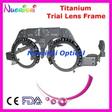 XD02 Titan optische Optometrie Augenprobeobjektiv Objektiv Rahmen Licht Gewicht niedrigsten Versandkosten