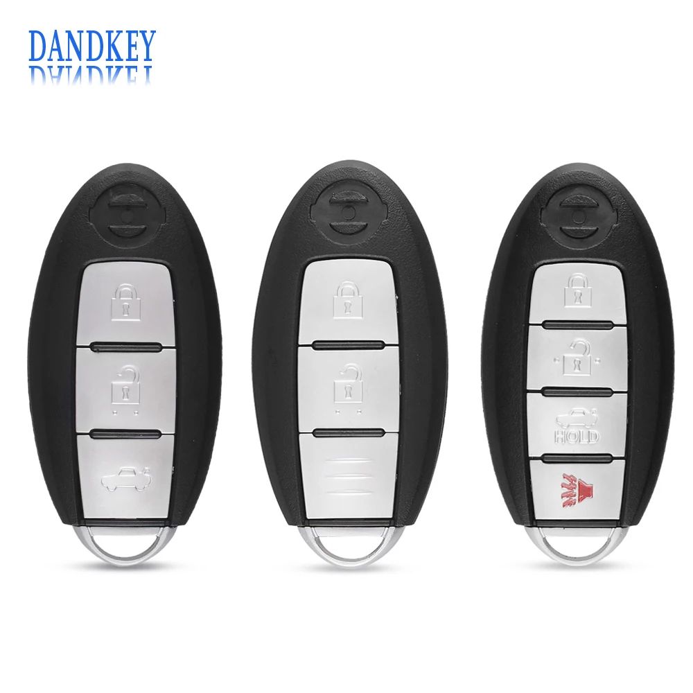 Dandkey Remote Smart Key Shell For Nissan Sentra Versa Teana Fob 2 3 4