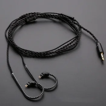 

Original TRN Replacement Earphone Cable 0.75mm 2Pin Upgraded Cable With Mic Use For TRN V10 TRN V20 for KZ ZS6 ZST ZSR ZS10