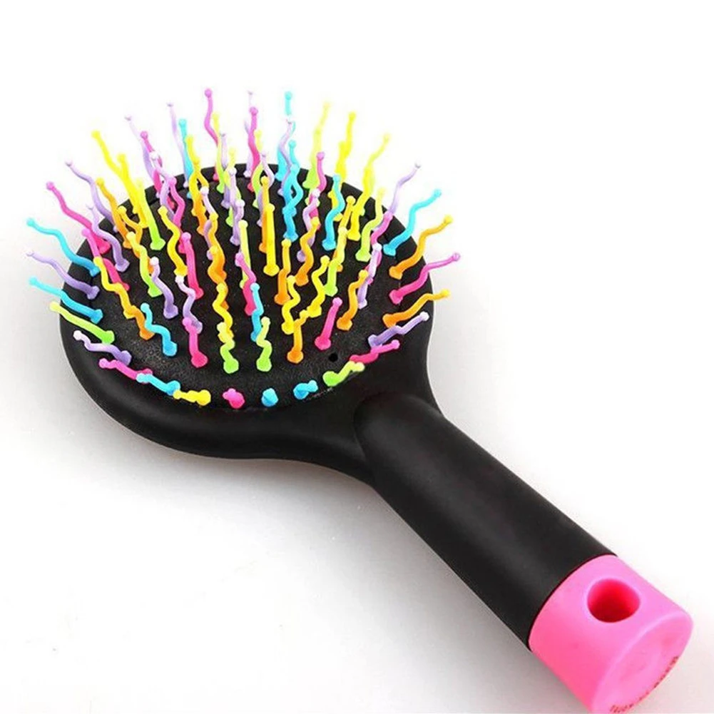 dood gaan frequentie tiener 2 in 1 Meisje Regenboog S Krul Wave Borstel Spiegel Kam antistatische  Massage Haarborstel|massaging hairbrush|brush mirrorcomb anti-static -  AliExpress