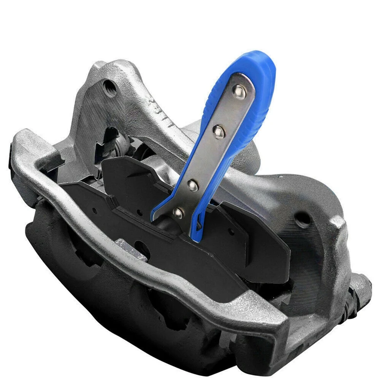

Black + Blue Metal Brake Tools Ratcheting Brake Caliper Piston Spreader Press Tool Ratcheting Caliper Spreader