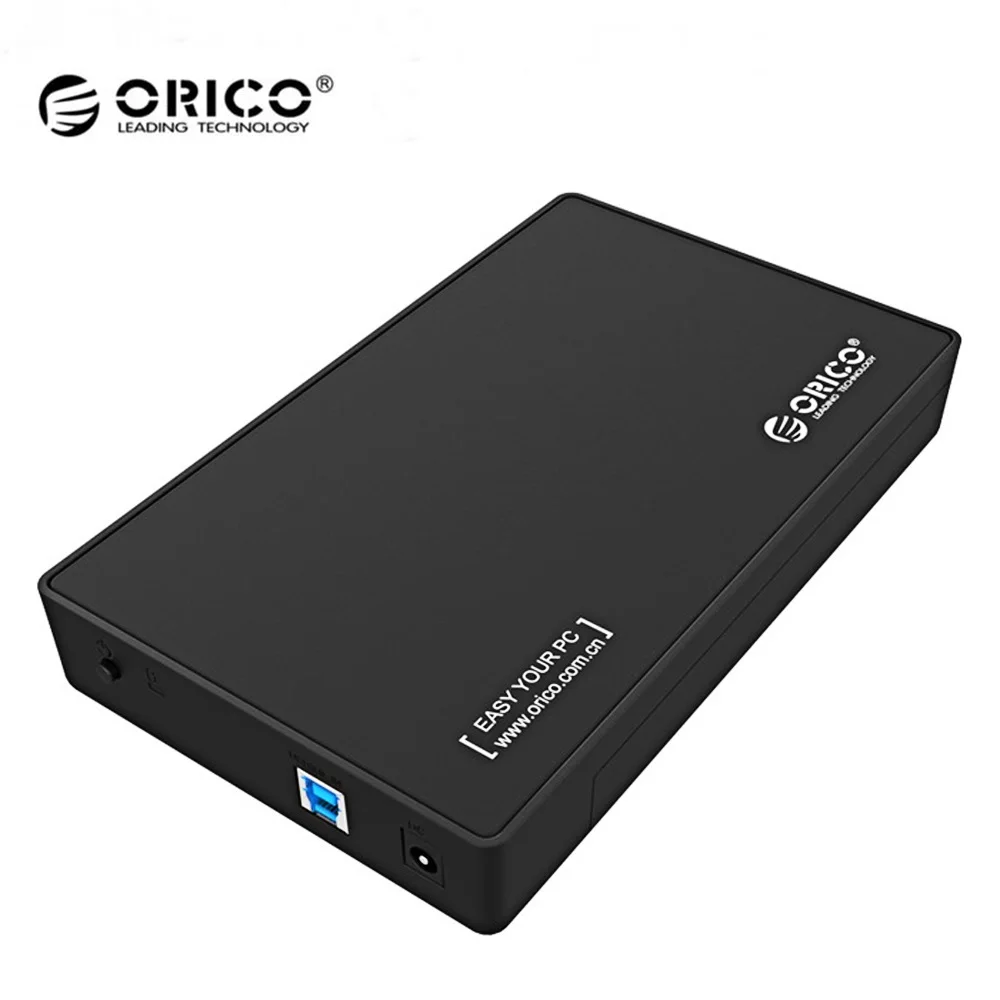 ORICO 3588US3 3,5 дюймов USB 3,0 SATA внешний жесткий диск чехол Корпус для жесткого диска инструмент поддержка 4 ТБ для Тетрадь настольного ПК