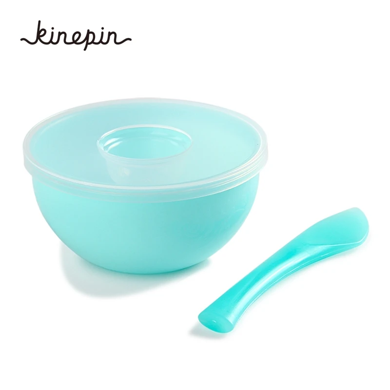 3 In 1 DIY Facial Beauty Mask Bowl Cosmetic Tool Mixing Spong Brush With Stick Brush