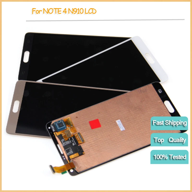 

Repair Parts For Samsung Galaxy Note 4 Note4 N910C N910 N910A N910F LCD Display + Touch Screen Assembly Black White