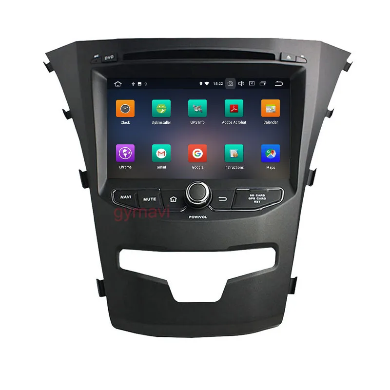 Clearance Octa core PX5 Android 8.0 Car dvd gps player For Ssangyong Korando 2014-2017 with 4GB Ram 32G Rom usb WIFI 4G 1