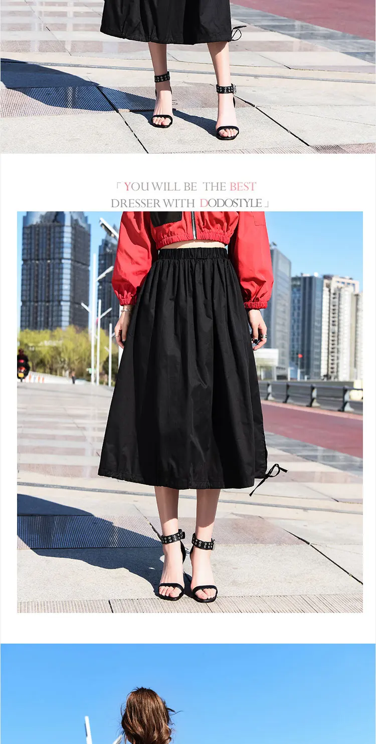 Тонкая шифоновая юбка-фонарик средней длины с высокой талией для женщин летние юбки в национальном стиле для женщин с карманами и бантом