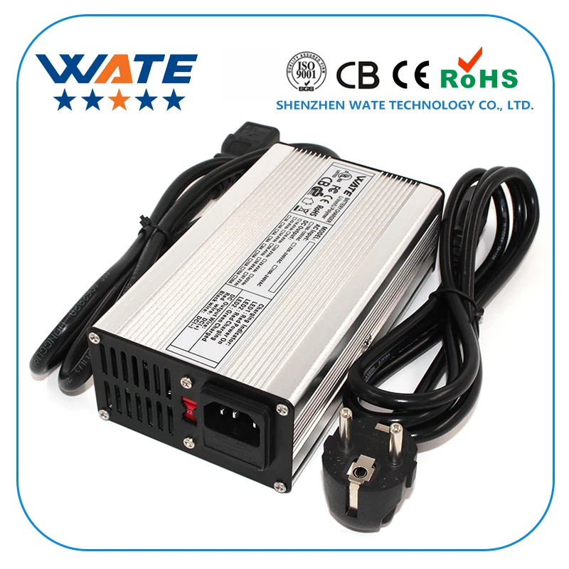 58.4V 4A Charger 48V LiFePO4 Battery Smart Charger Used for 16S 48V LiFePO4 Battery Input 90-265V Global Certification