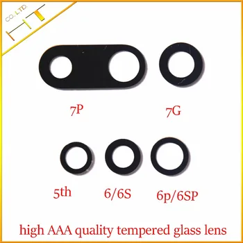 

100x high quality new Rear Back Camera Glass Lens With sticker For iPhone 5 5s 5C SE 6 6 plus 6s 6s plus 7 7 Plus Camera lens