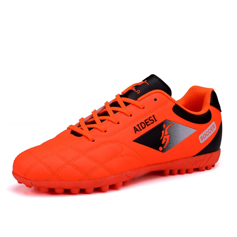 

Kezrea 2018 Football Soccer Shoes for Men Children Soccer Cleats Turf Shoes Leather Soccer Trainer Boys Soccer Sneaker Turf Boot