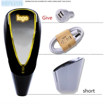 

Car styling LED car Gear Knob Changeable Touch Activated Stick Shift for Vw polo tiguan golf 7 4 6 passat b6 b5 b7 accessories