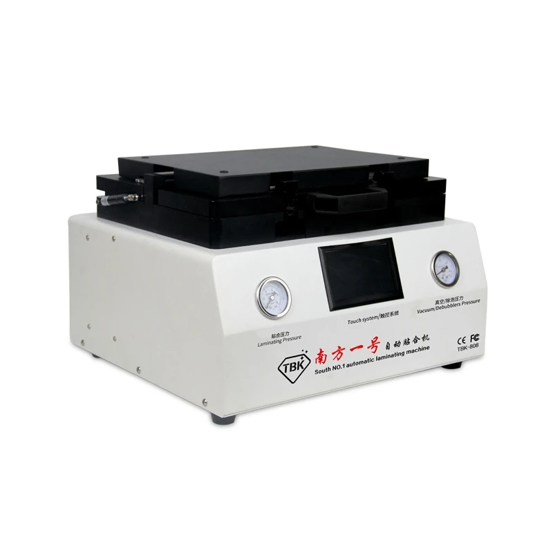  Economy automatic LY 808 OCA vacuum laminating and debubble 2in1 machine 12 inch hard to hard type 