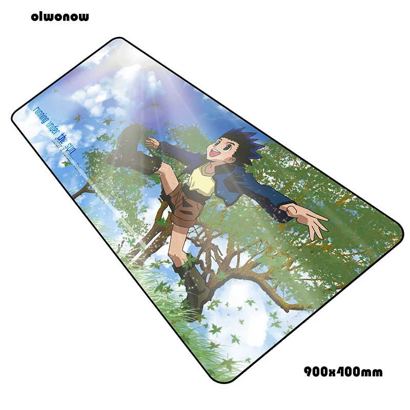 Hunter x hunter padmouse 900x400x3 мм игровой коврик для мыши милый коврик для мыши игровой компьютерный стол популярный коврик notbook mousemat pc - Цвет: Size 900x400x3mm
