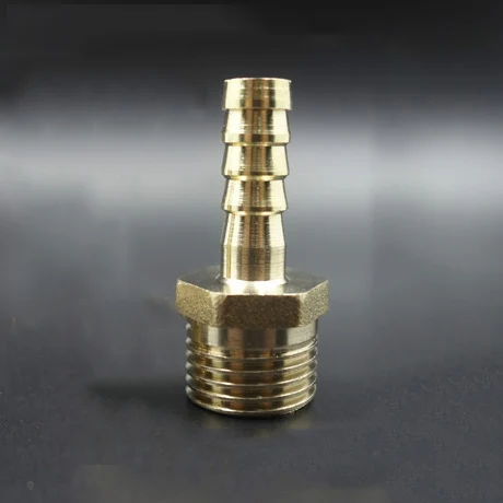 10mm Hose Barb x 1/2 BSP Male Thread Brass Barbed Pipe Fitting Nipple Coupler Connector Adapter For Fuel Gas Water 